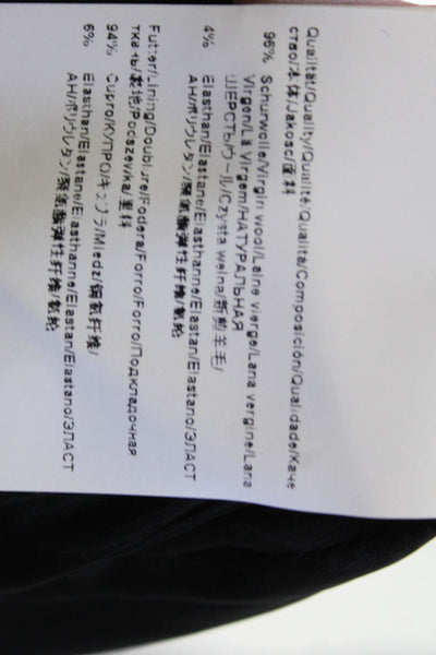 Boss Hugo Boss Womens Black Straight Pencil Skirt Wool Size 6