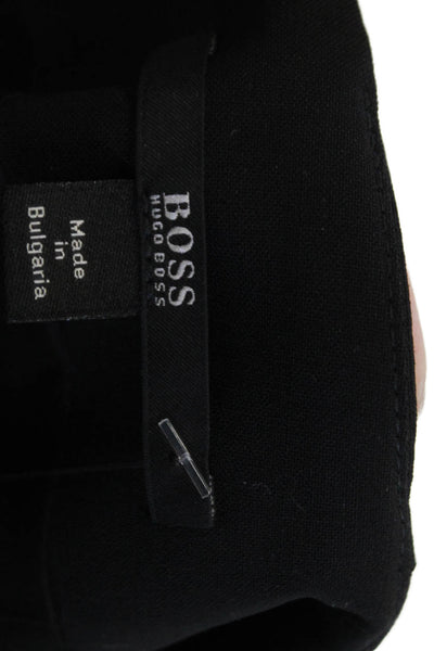 Boss Hugo Boss Womens Black Straight Pencil Skirt Wool Size 6