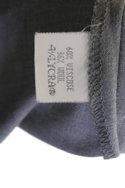 Chaiken Womens Gray Straight Pencil Skirt Wool Blend Knee Length Size 10