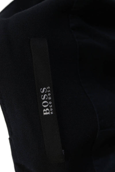 Boss Hugo Boss Womens Straight Pencil Skirt Black Wool Knee Length Size 6