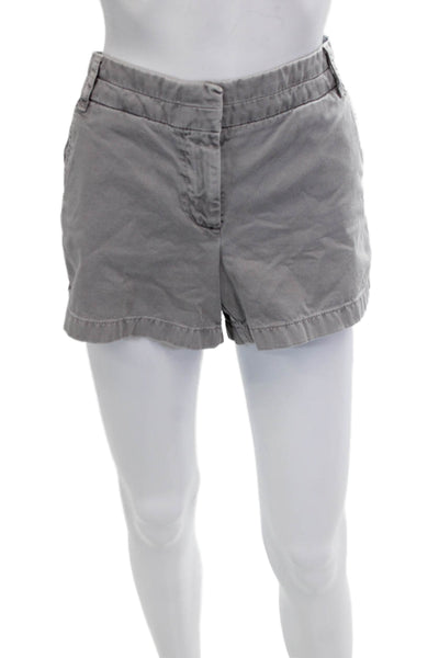 J Crew Unisex Gray Cotton Chino Shorts Size 0