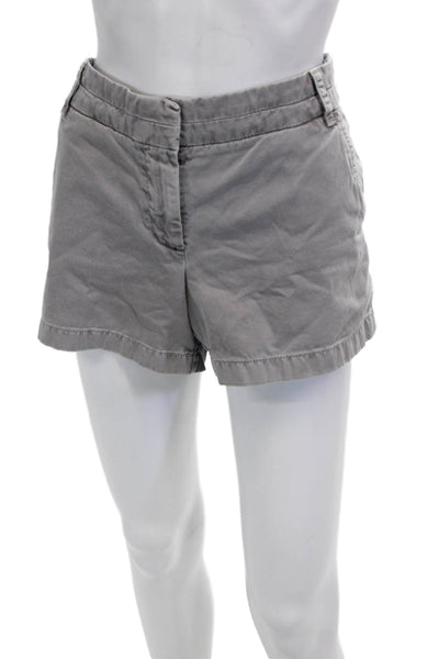 J Crew Unisex Gray Cotton Chino Shorts Size 0