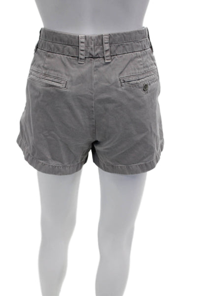 J Crew Unisex Gray Cotton Chino Shorts Size 0