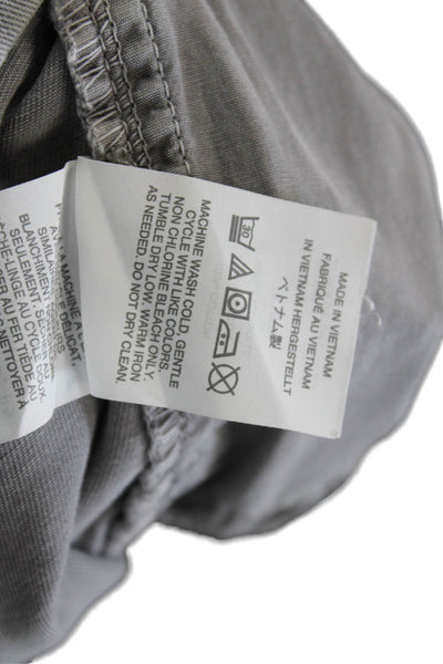 J Crew Unisex Gray Cotton Chino Shorts Size 0