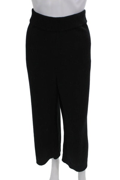Lafayette 148 New York Women Cropped Black Pants Size M