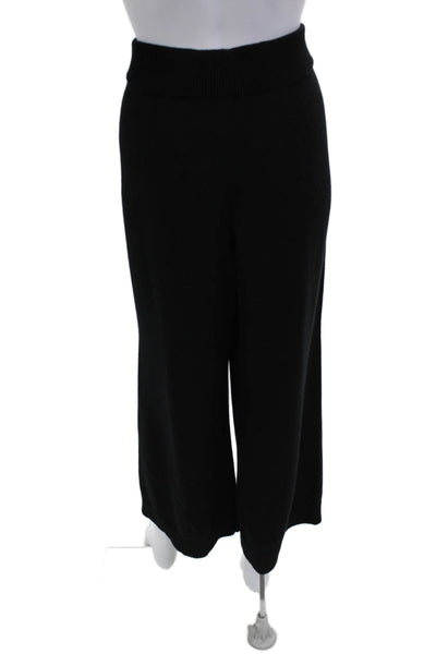 Lafayette 148 New York Women Cropped Black Pants Size M