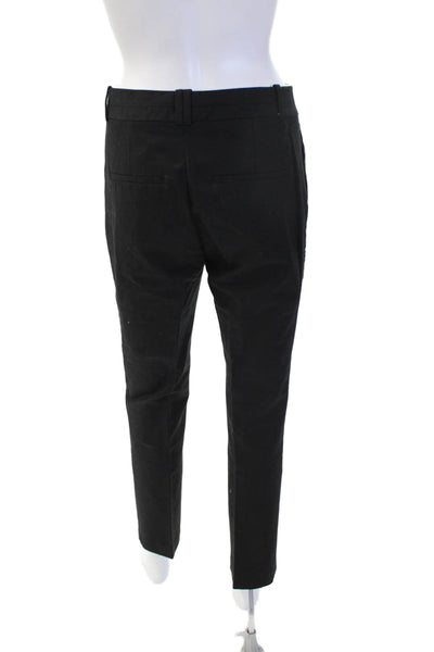 Zara Woman Unisex Ankle Cropped Dress Pants Black Size M