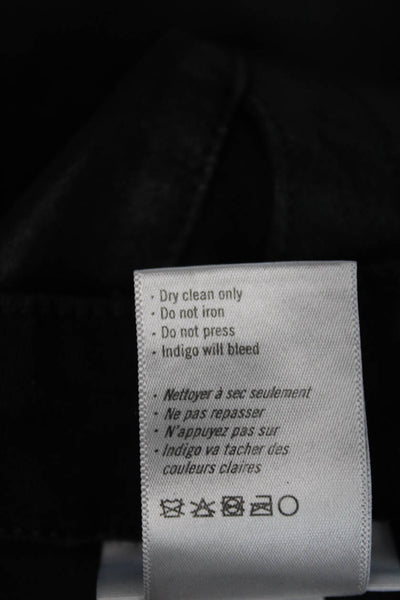 Paige Unisex Black Ankle Jogger Pants Button Closure 29 Inseam Size 26