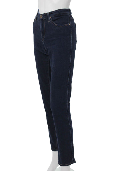 Adriano Goldschmied Womens Dark Blue Straight Jeans Mid Rise 90s Size 29