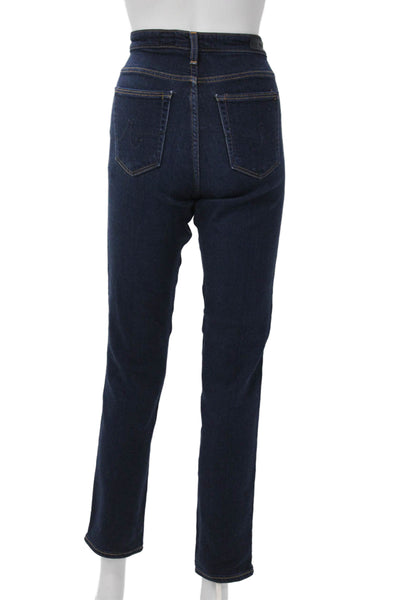 Adriano Goldschmied Womens Dark Blue Straight Jeans Mid Rise 90s Size 29