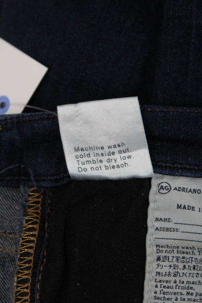Adriano Goldschmied Womens Dark Blue Straight Jeans Mid Rise 90s Size 29