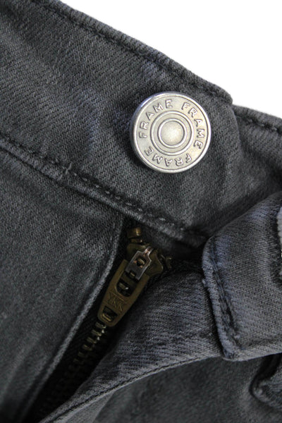 Frame Womens Straight 90s Gray Low Rise Jeans Size 29