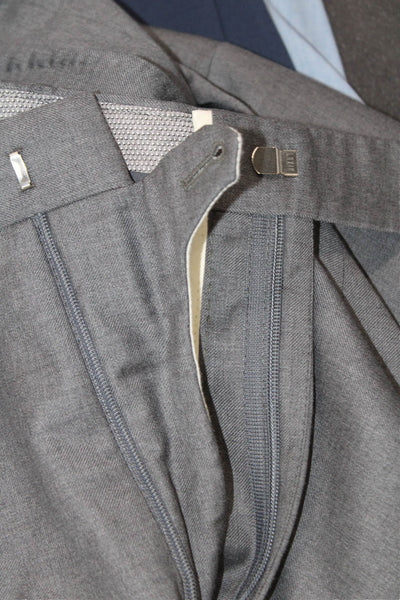 Maus & Hoffman Mens Dress Pants Gray 100% Cotton Classic Size 36