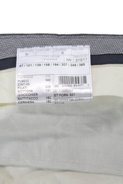 Maus & Hoffman Mens Dress Pants Gray 100% Cotton Classic Size 36