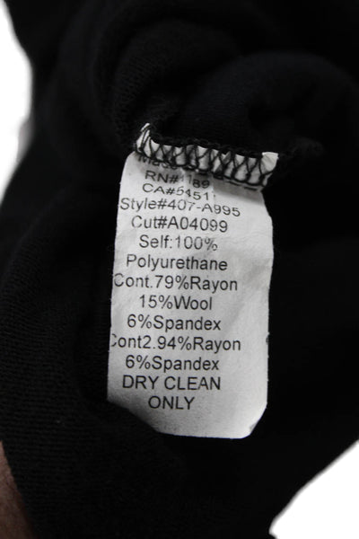 Bailey 44 Women Biker Round Neck Long Sleeve Black Sweater Size S