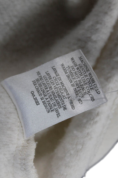 Z Supply Womens Tunic Sweatshirt Beige Long Sleeve 80% Cotton Size XS