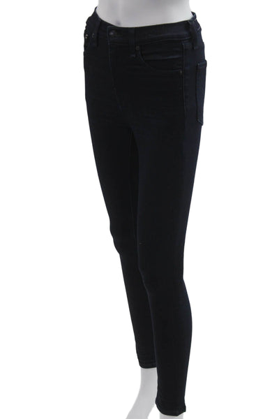 Rag & Bone Jean Women Dark Blue Ankle Skinny Jeans Mid-Rise Size 24