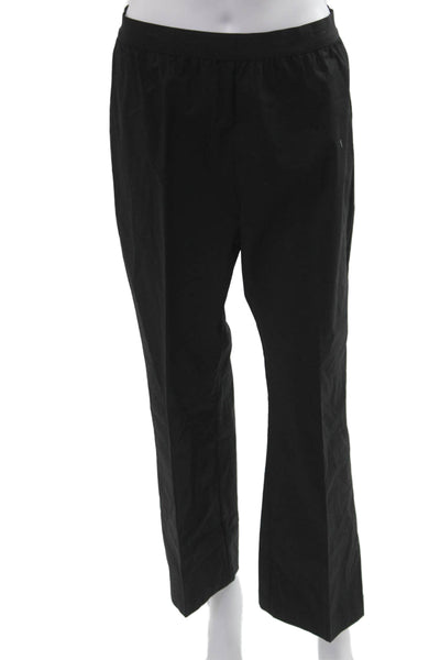 Meimeij Womens Cropped Black Dress Pants Cotton Blend Size 44