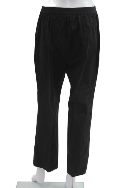 Meimeij Womens Cropped Black Dress Pants Cotton Blend Size 44