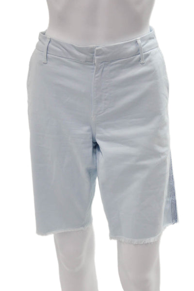 Sundry Unisex Light Blue Chino Shorts Button Cotton Blend Size 28