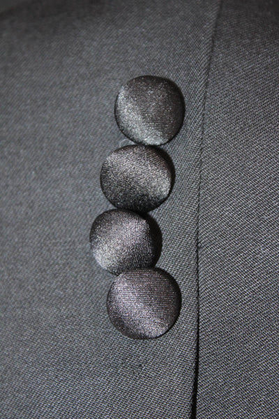 Boss Hugo Boss Mens Tuxedo Jacket Black Virgin Wool Button Size 46