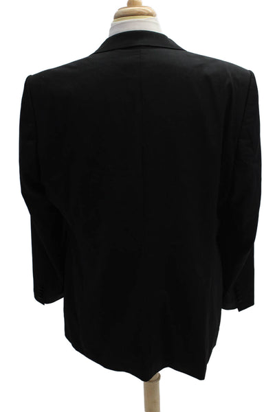Boss Hugo Boss Mens Tuxedo Jacket Black Virgin Wool Button Size 46
