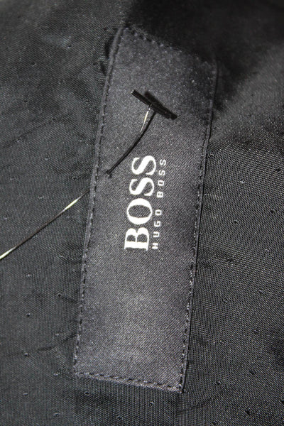 Boss Hugo Boss Mens Tuxedo Jacket Black Virgin Wool Button Size 46