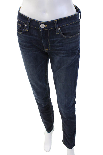 Hudson Womens Skinny Dark Blue Jeans Size 27