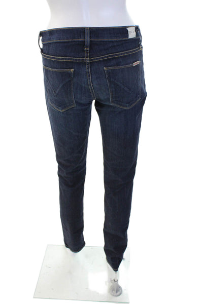 Hudson Womens Skinny Dark Blue Jeans Size 27