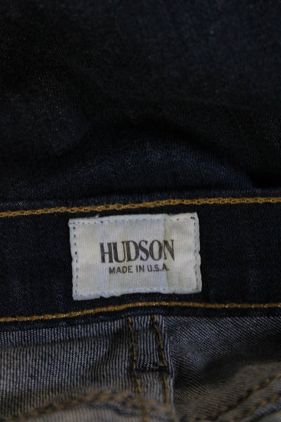 Hudson Womens Skinny Dark Blue Jeans Size 27