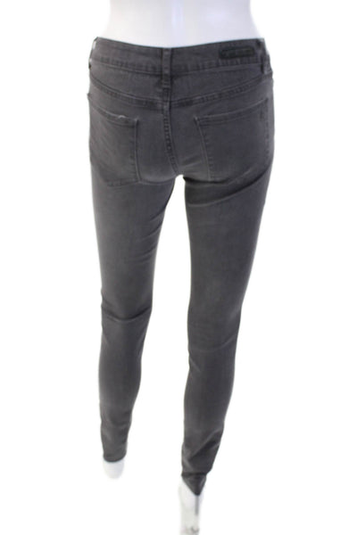 Articles of Society Women Skinny Jeggings Dark Gray Mid Rise Size 25