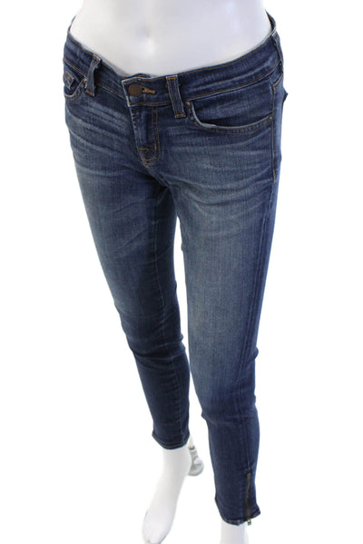 J Brand Womens Ankle Skinny Dark Blue Jeans Size 26