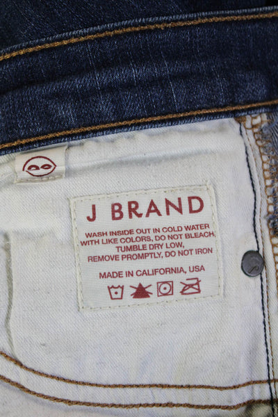 J Brand Womens Ankle Skinny Dark Blue Jeans Size 26