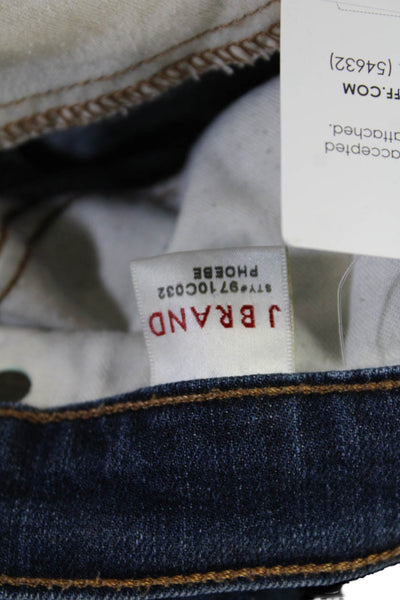 J Brand Womens Ankle Skinny Dark Blue Jeans Size 26
