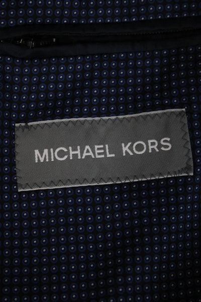 Michael Kors Mens Classic Dark Blue Suit Jacket Size 44