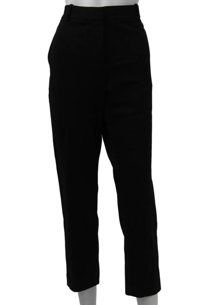 Theory Womens Black Cropped Ankle Dress Pants Size 12