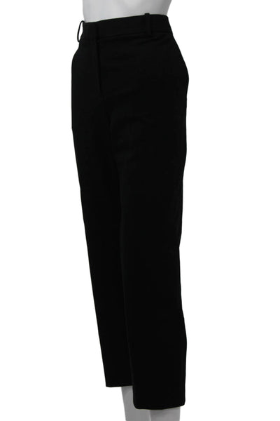 Theory Womens Black Cropped Ankle Dress Pants Size 12