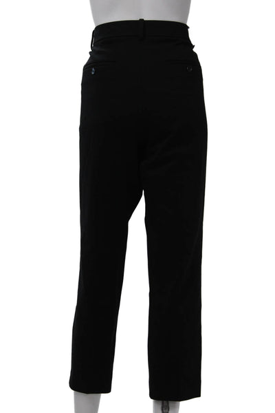 Theory Womens Black Cropped Ankle Dress Pants Size 12