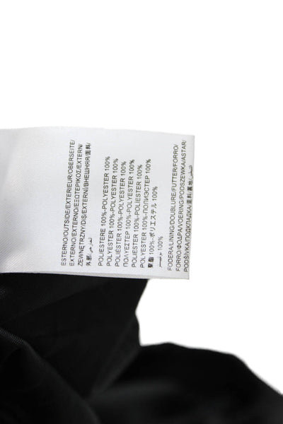 Silvian Heach Women Black A-Line Mini Skirt Polyester Knee Length Size S