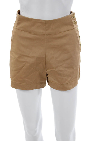 Colcci Unisex Chino Shorts Beige Cotton Elastane Size 0