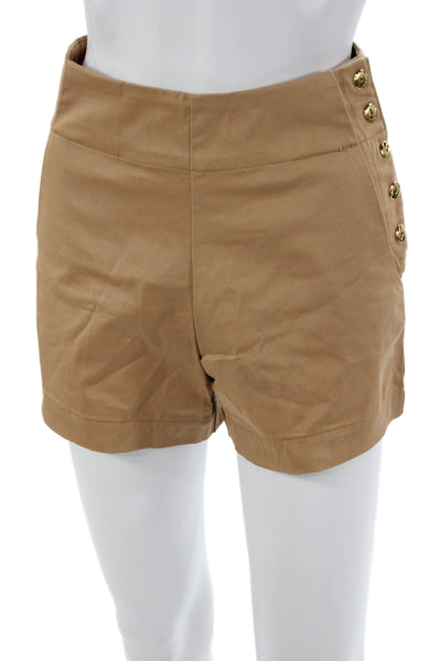 Colcci Unisex Chino Shorts Beige Cotton Elastane Size 0