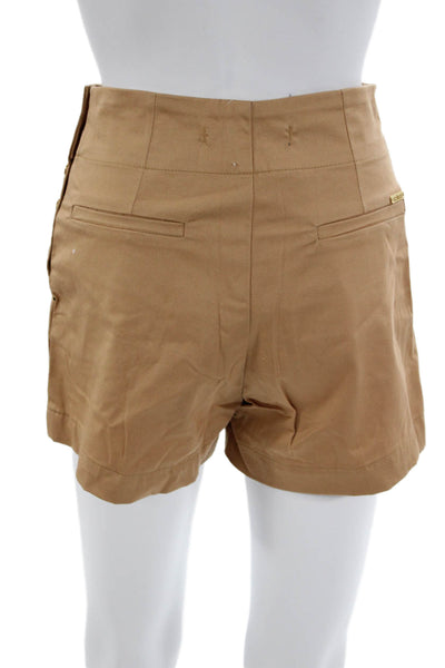 Colcci Unisex Chino Shorts Beige Cotton Elastane Size 0