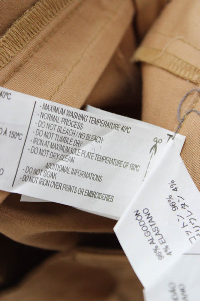 Colcci Unisex Chino Shorts Beige Cotton Elastane Size 0