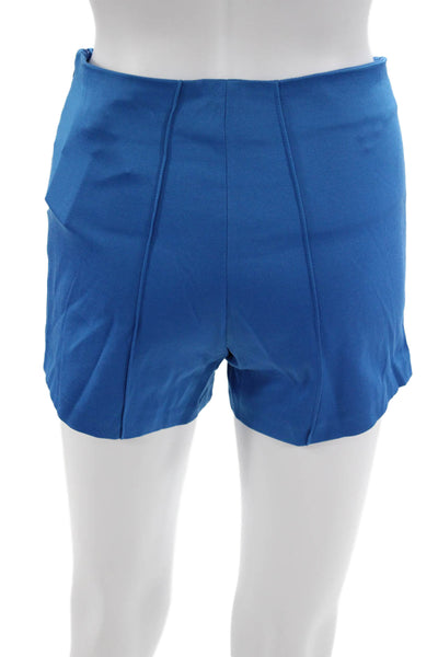 Silvian Heach Unisex Blue Beach Zip Shorts Polyester Cotton Elastane Size 40