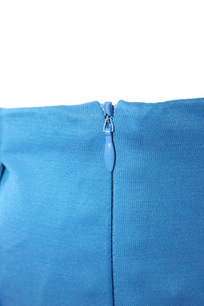 Silvian Heach Unisex Blue Beach Zip Shorts Polyester Cotton Elastane Size 40