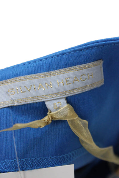 Silvian Heach Unisex Blue Chino Shorts Polyester Cotton Elastane Size 42