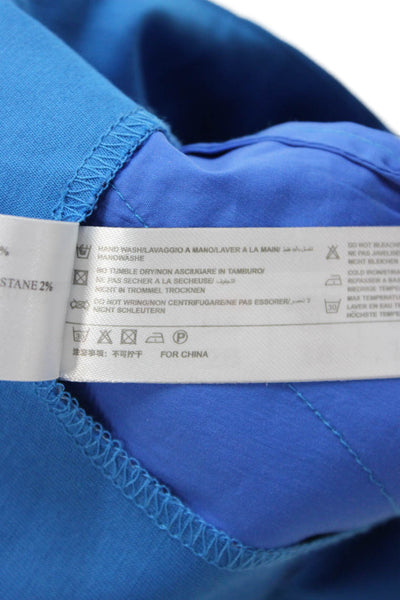 Silvian Heach Unisex Blue Chino Shorts Polyester Cotton Elastane Size 42