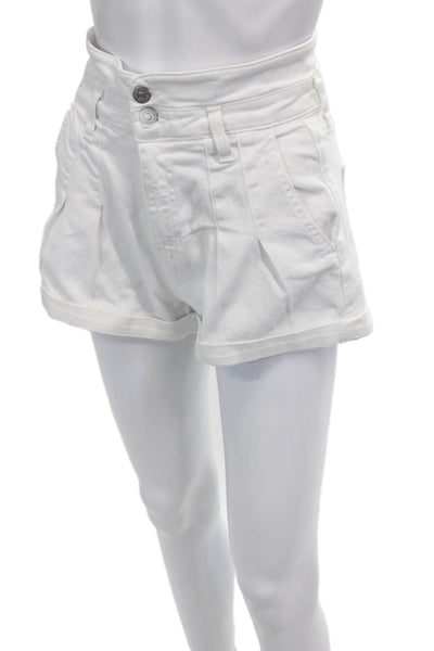 Veronica Beard Unisex Chino Shorts White Size 25