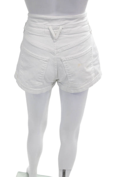 Veronica Beard Unisex Chino Shorts White Size 25