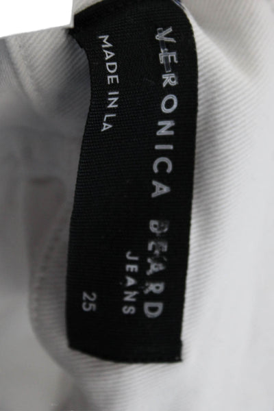 Veronica Beard Unisex Chino Shorts White Size 25